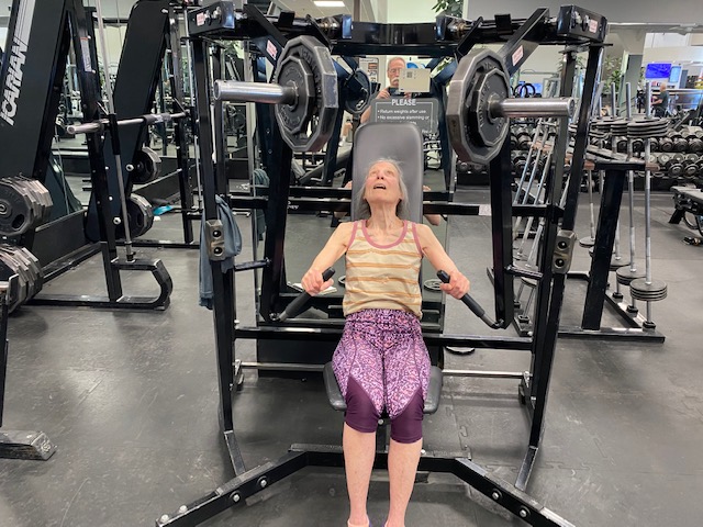 Senior chest press Senior chest press