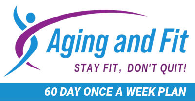 Aging and Fit 60 Day Once a Week Plan Logo